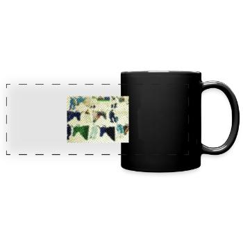 Yak Résumé - Mug panoramique uni - noir - Devant