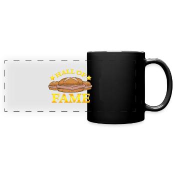 Hall of Fame Leberkäse Fleischkäse - Full Colour Panoramic Mug - black - Front