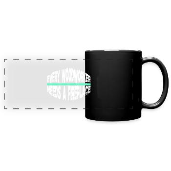 statement sabrina carpenter tshirts funshirt - Panorama-Tasse farbig - Schwarz - Vorne
