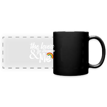Rainbow Connection - Full Colour Panoramic Mug - black - Front