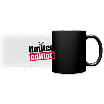 limited edition krone - Panorama-Tasse farbig - Schwarz - Vorne