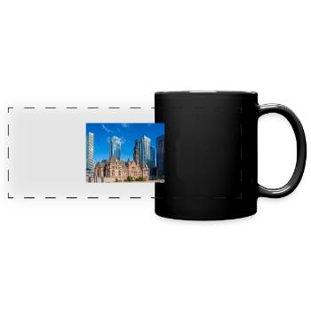 Altes Rathaus, Toronto, Kanada - Panorama-Tasse farbig - Schwarz - Vorne