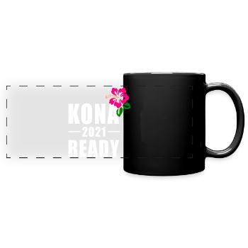 KONA 2021 READY - TRIATHLON HAWAII - Mug panoramique uni - noir - Devant