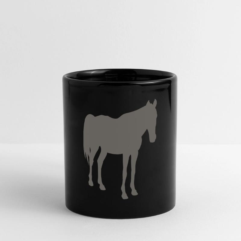 cheval Mug panoramique uni