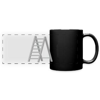 Leiter - Panorama-Tasse farbig - Schwarz - Vorne