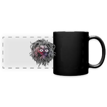 Corée du Sud - Mug panoramique uni - noir - Devant