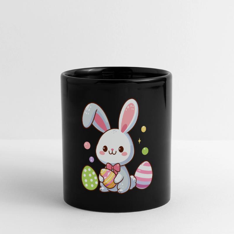 Easter Bunny Easter Easter Eggs Bunny Bunny Full Colour Panoramic Mug