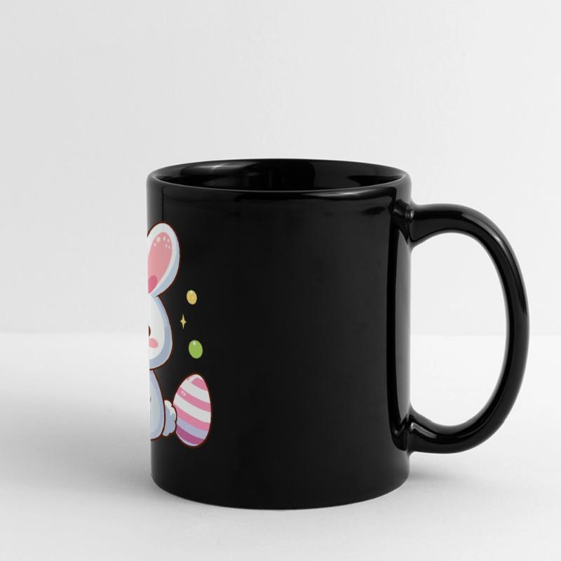 Easter Bunny Easter Easter Eggs Bunny Bunny Full Colour Panoramic Mug