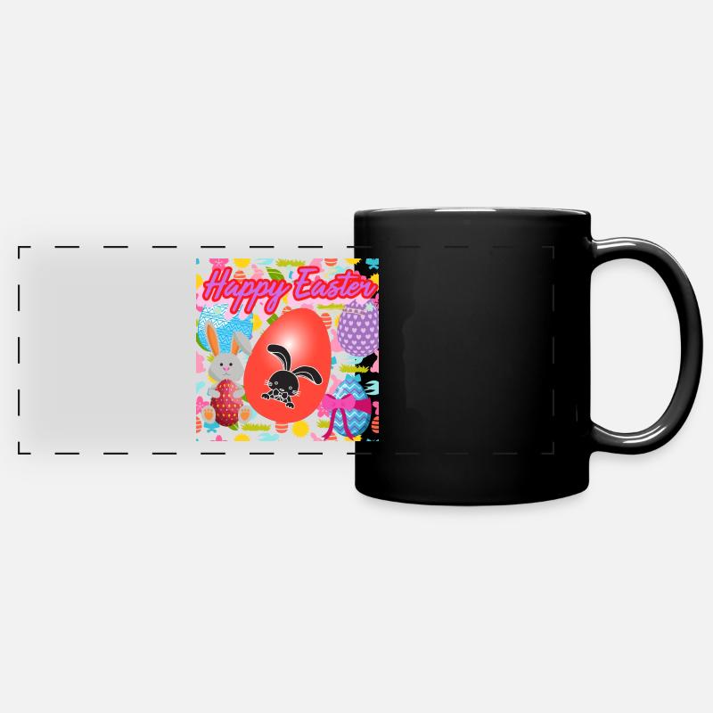 Happy holidays - Full Colour Panoramic Mug - black
