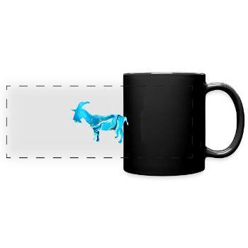 ZIEGE - Mug panoramique uni - noir - Devant