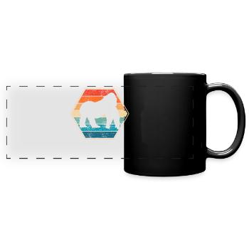 gorilla - Full Colour Panoramic Mug - black - Front