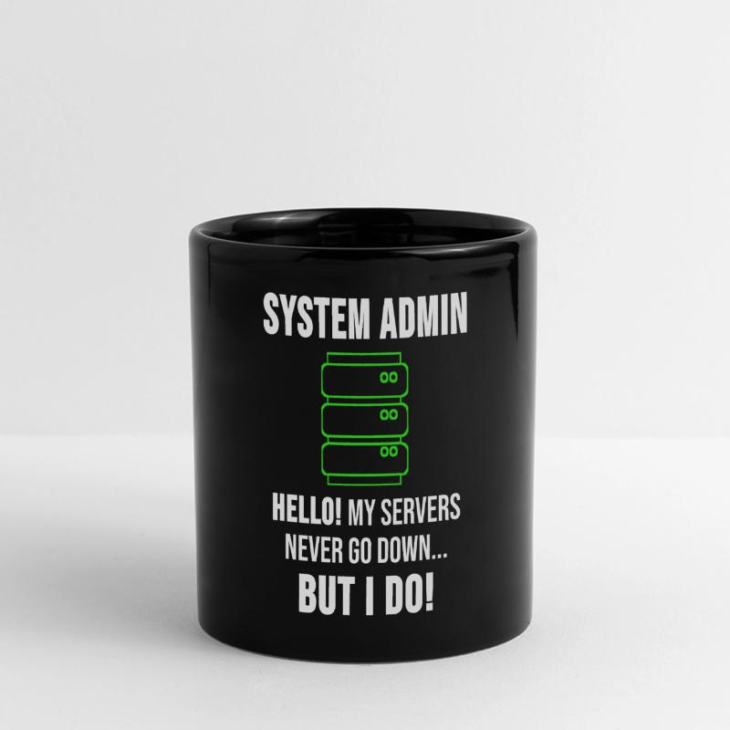 System Admin Administrator Server Gift Full Colour Panoramic Mug