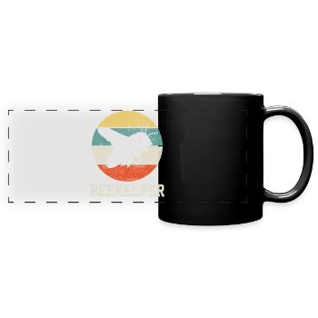 Imker - Panorama-Tasse farbig - Schwarz - Vorne