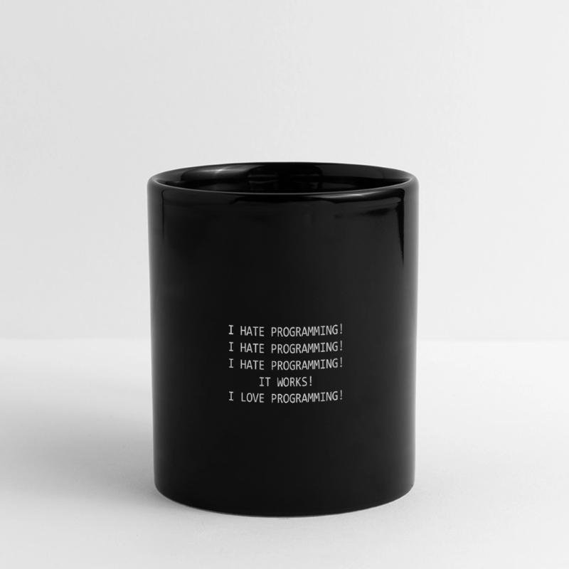 Funny saying Programming Computer Scientist Coder Full Colour Panoramic Mug