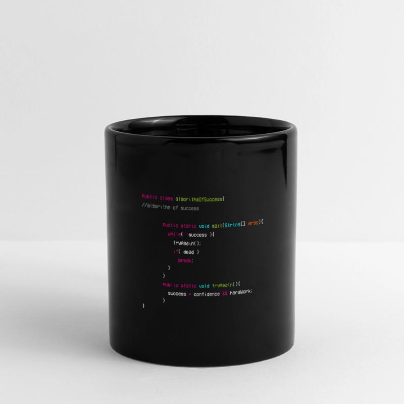 Algorithme De Succès - Codeur - Informaticien Mug panoramique uni
