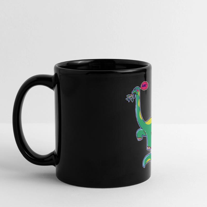 Dinosaur is in a bad mood Full Colour Panoramic Mug