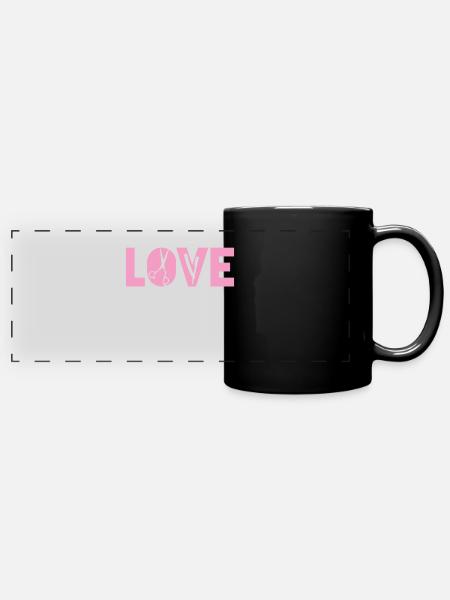 Friseurin Friseurin Friseurin - Panorama-Tasse farbig - Schwarz