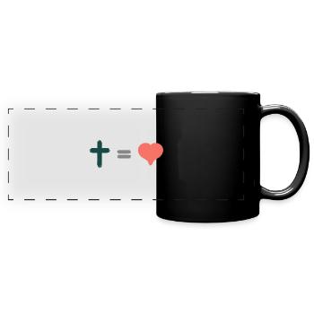 Hope God & Christian Clothing - Full Colour Panoramic Mug - black - Front
