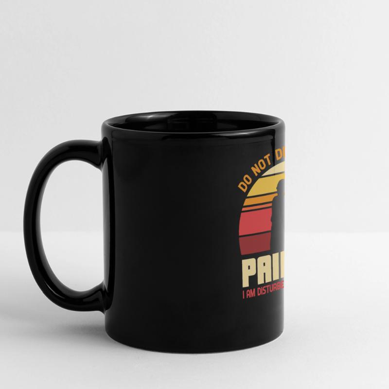 Do not disturb this painter - painter Full Colour Panoramic Mug