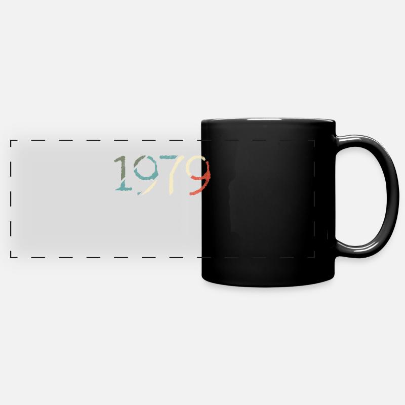 1979 - Mug panoramique uni - noir