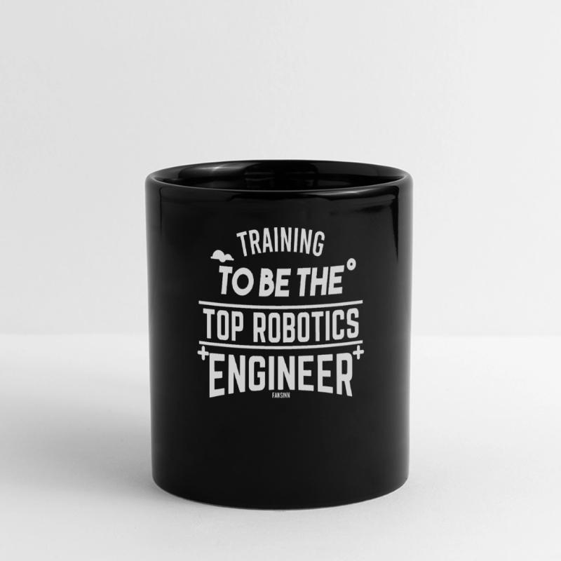 Robot Robot robotique nerd ordinateur Mug panoramique uni