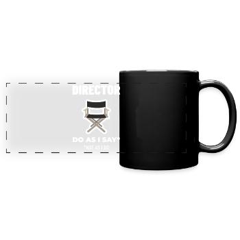Director Director Film Video Director Gift - Full Colour Panoramic Mug - black - Front