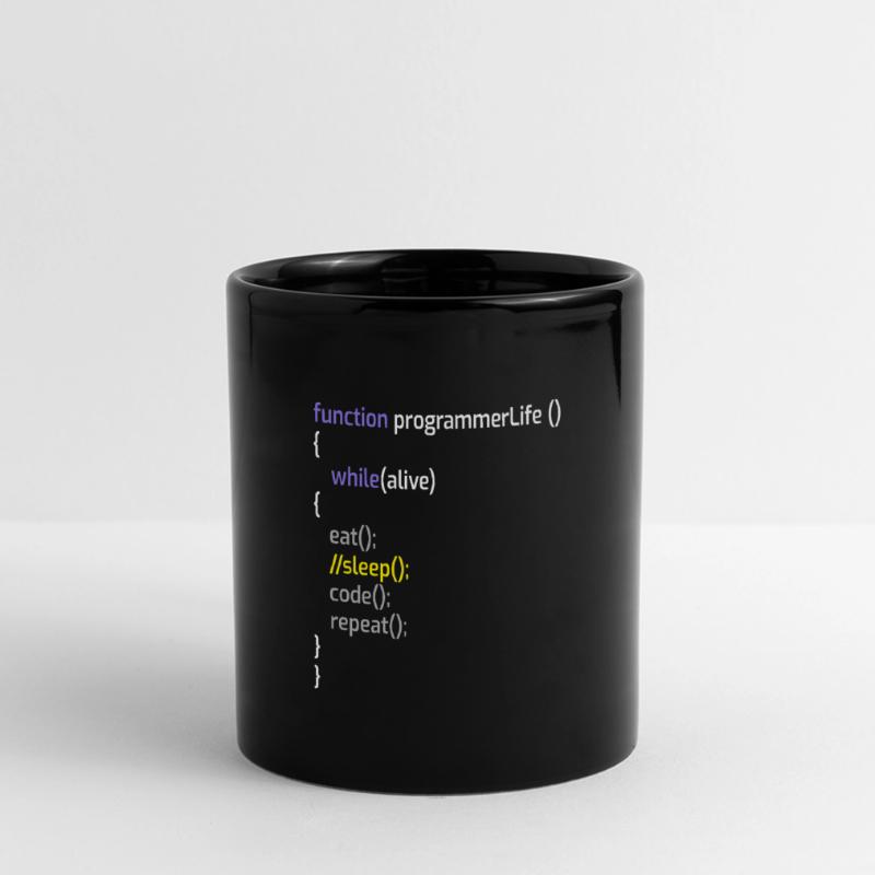 Computerprogrammierer Codierer Software Engineers Geschenk Panorama-Tasse farbig