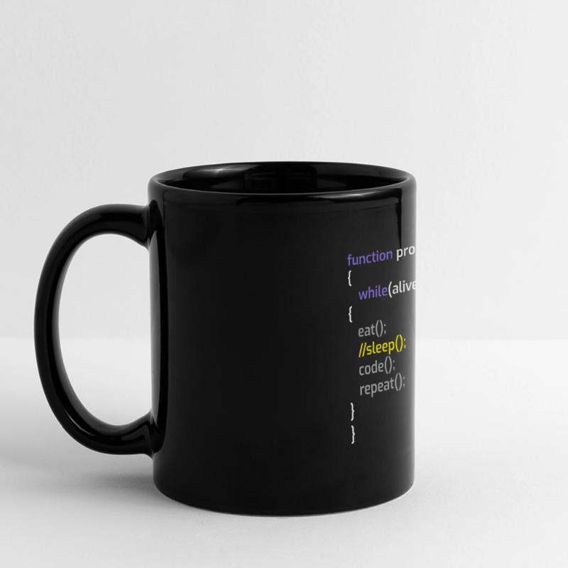 Computerprogrammierer Codierer Software Engineers Geschenk Panorama-Tasse farbig