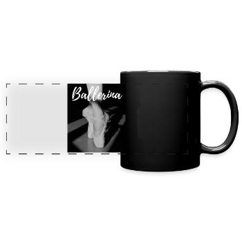 BALLERINA - Full Colour Panoramic Mug - black - Front