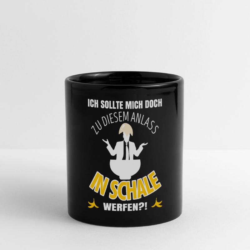 Anti Dressedcode Gast | Scherz Outfit | In Schale Panorama-Tasse farbig