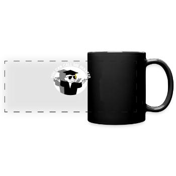 You Can Call Me Master Master Lächelnder Absolvent - Panorama-Tasse farbig - Schwarz - Vorne