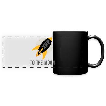 XRP Vers la Lune XRP Ripple Crypto Crypto - Mug panoramique uni - noir - Devant