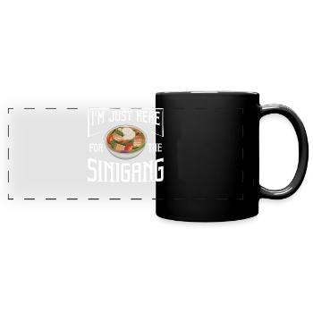 Filipino Sinigang Suppe Pinoy Eintopf Philippinen - Panorama-Tasse farbig - Schwarz - Vorne