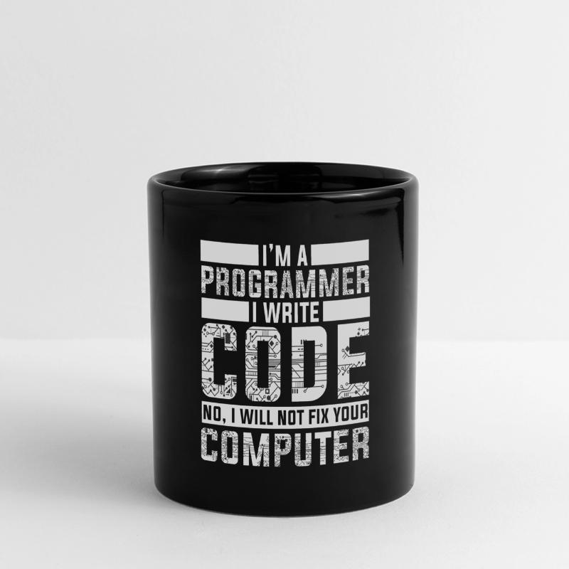 Programmer Developer - Code Nerd Geek Full Colour Panoramic Mug