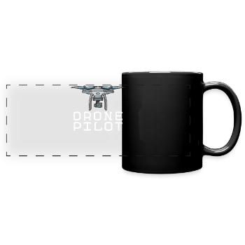 Drone Pilot | Dronen T-shirt - Mug panoramique uni - noir - Devant