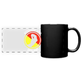 Attenzione Sono Siciliano Sicilia Siciliani - Full Colour Panoramic Mug - black - Front