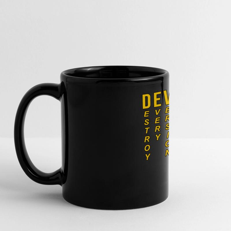 Devops Definition Technischer Computer Panorama-Tasse farbig