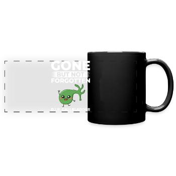 Gallbladder Gallbladder Removal Surgery - Full Colour Panoramic Mug - black - Front