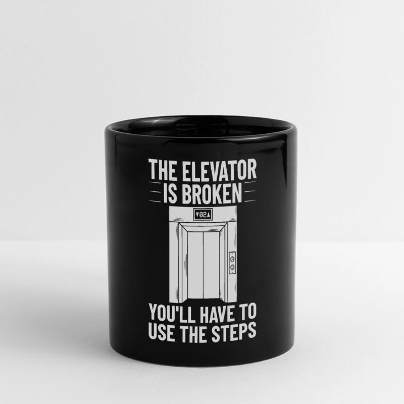 Elevator Elevator System Technician Elevator Lift Full Colour Panoramic Mug