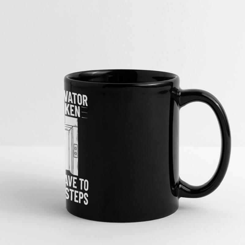 Elevator Elevator System Technician Elevator Lift Full Colour Panoramic Mug