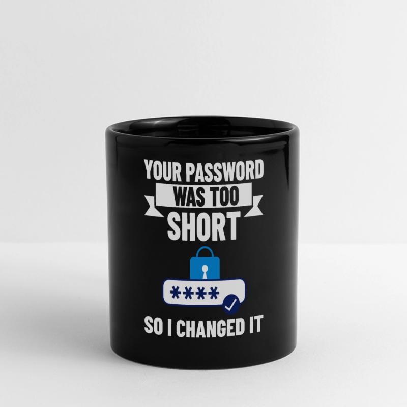 Password Hacker Security Computer Hacking Full Colour Panoramic Mug
