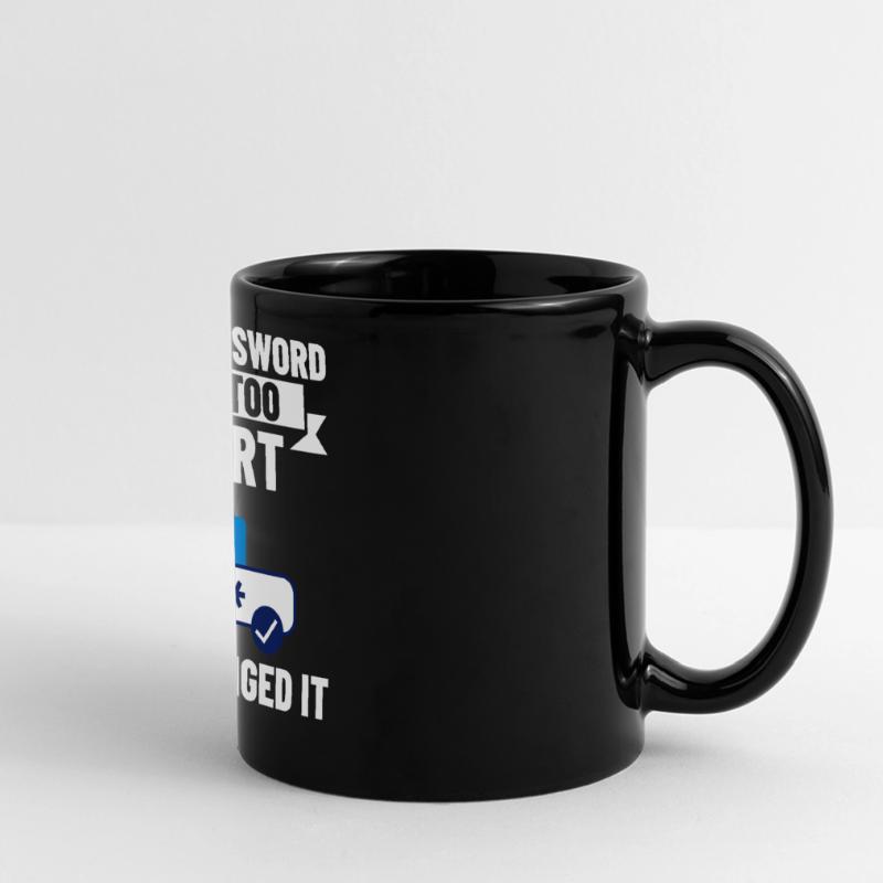 Password Hacker Security Computer Hacking Full Colour Panoramic Mug