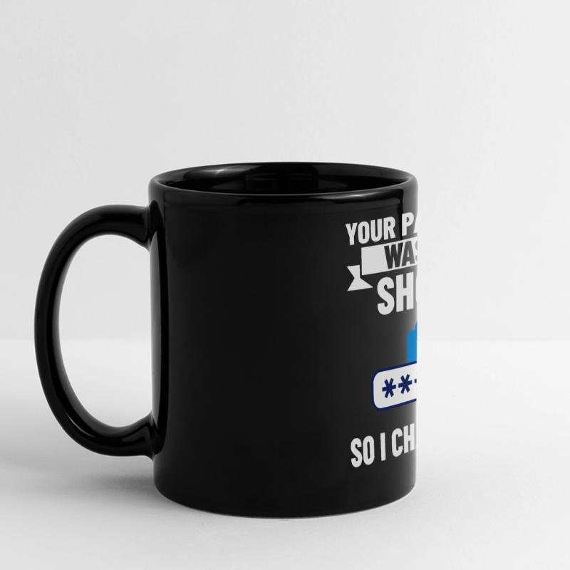 Password Hacker Security Computer Hacking Full Colour Panoramic Mug
