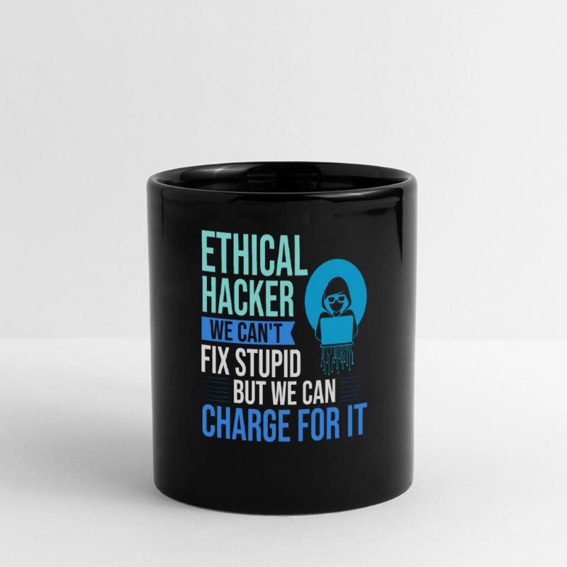 Ethical Hacker Security Computer Hacking Full Colour Panoramic Mug