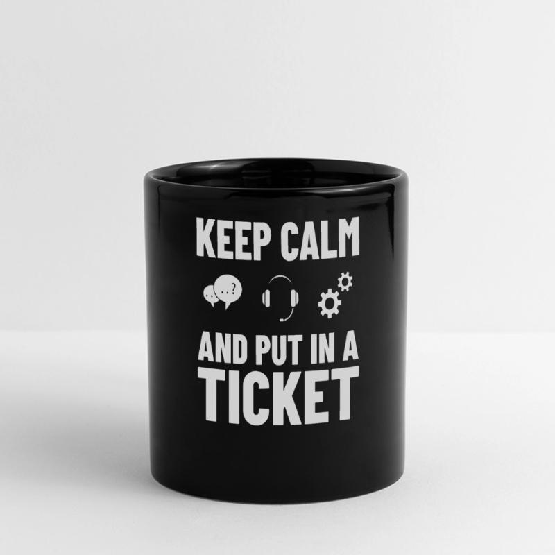 Tech Support IT Technical Assistance Helpdesk Full Colour Panoramic Mug