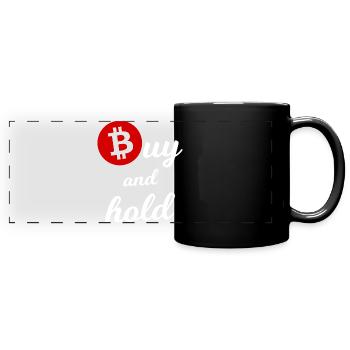The Bitcoin Investor - Full Colour Panoramic Mug - black - Front