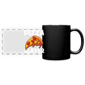 Pizza Making Italian Fast Food Pizza Slayer - Mug panoramique uni - noir - Devant