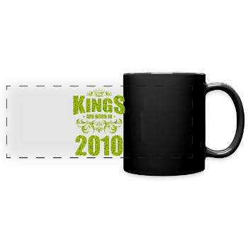 kings are born 2010 - Full Colour Panoramic Mug - black - Front