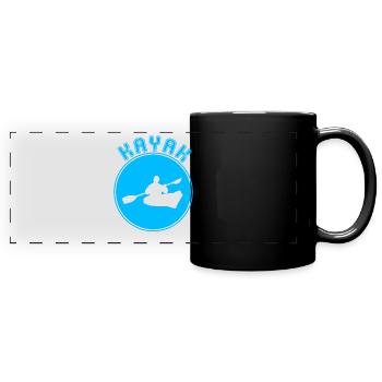 Canoe - Full Colour Panoramic Mug - black - Front