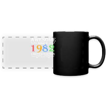 1982 - Born 1982 - Full Colour Panoramic Mug - black - Front